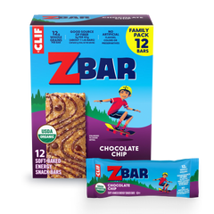 Zbar Chocolate Chip Soft-Baked Energy Snack Bars, Organic Granola Bars