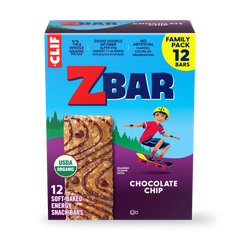 Zbar Chocolate Chip Soft-Baked Energy Snack Bars, Organic Granola Bars