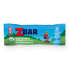 Zbar Iced Oatmeal Cookie Soft-Baked Energy Snack Bars, Organic Granola Bars