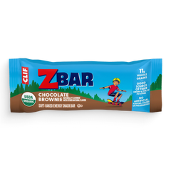 Zbar Chocolate Brownie Soft-Baked Energy Snack Bars, Organic Granola Bars